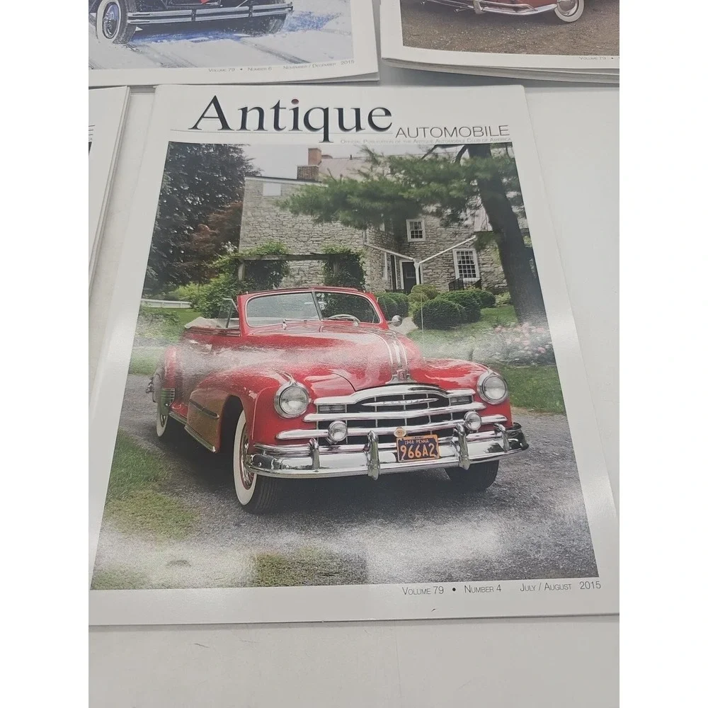 Antique Automobile Magazine 2015 Volume 79 #1,3,4,5,6 Lot Of 5 Excellent